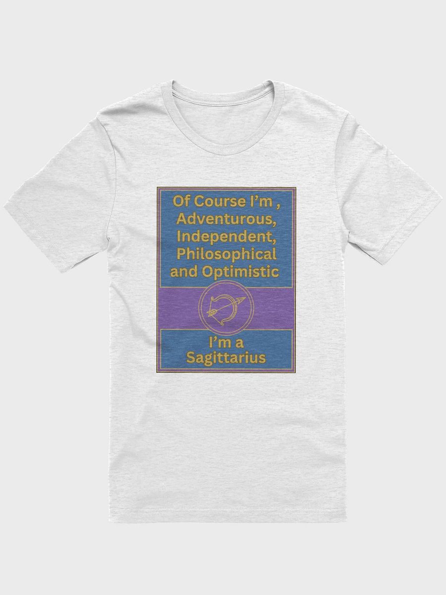 Of Course I’m Sagittarius Zodiac Sign T-Shirt, Zodiac Sign Vibes T-Shirt, Sagittarius T-Shirt, Astrological T-shirt product image (3)