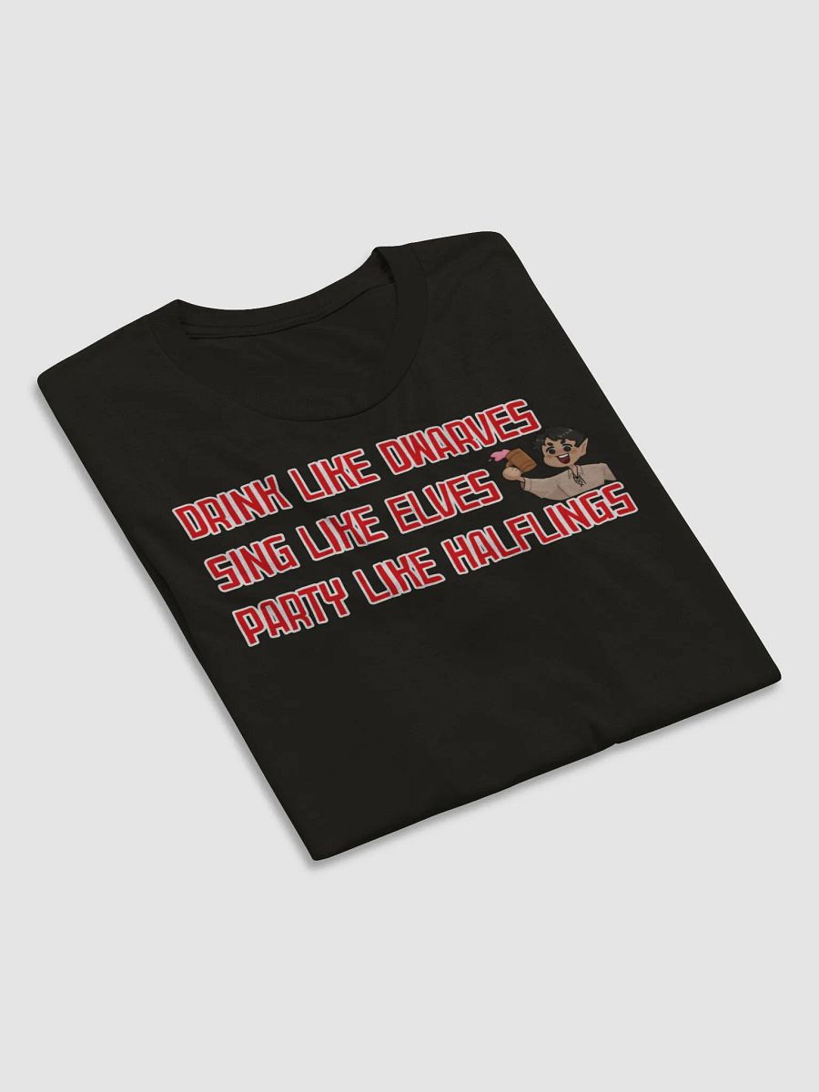 Drink, Sing, Party T-Shirt! (White Outline) product image (4)