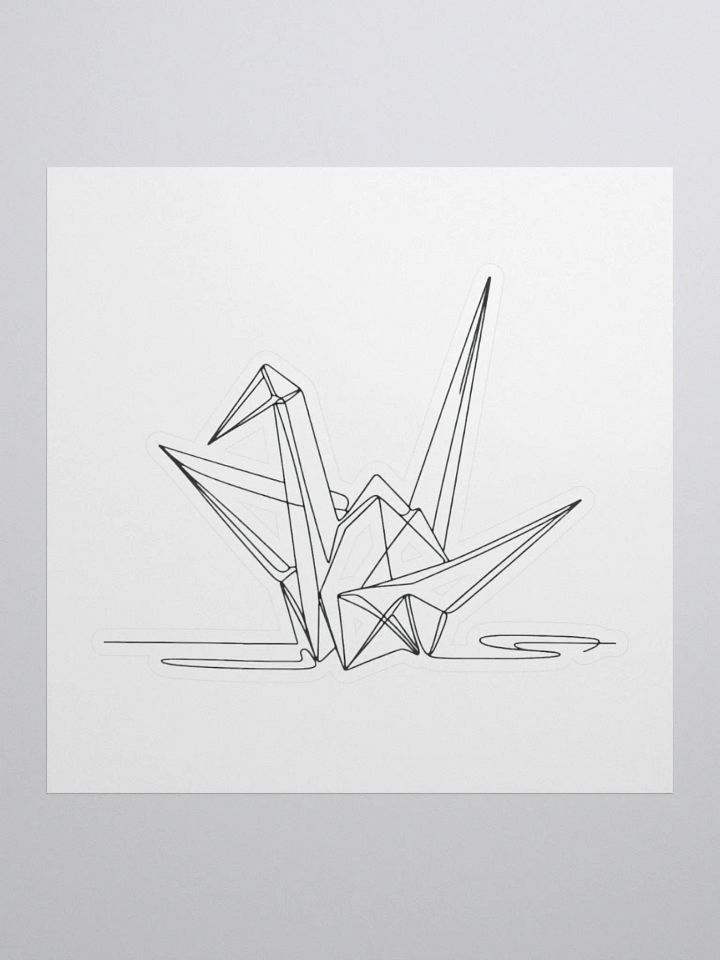 Origami Line Art Sticker product image (3)