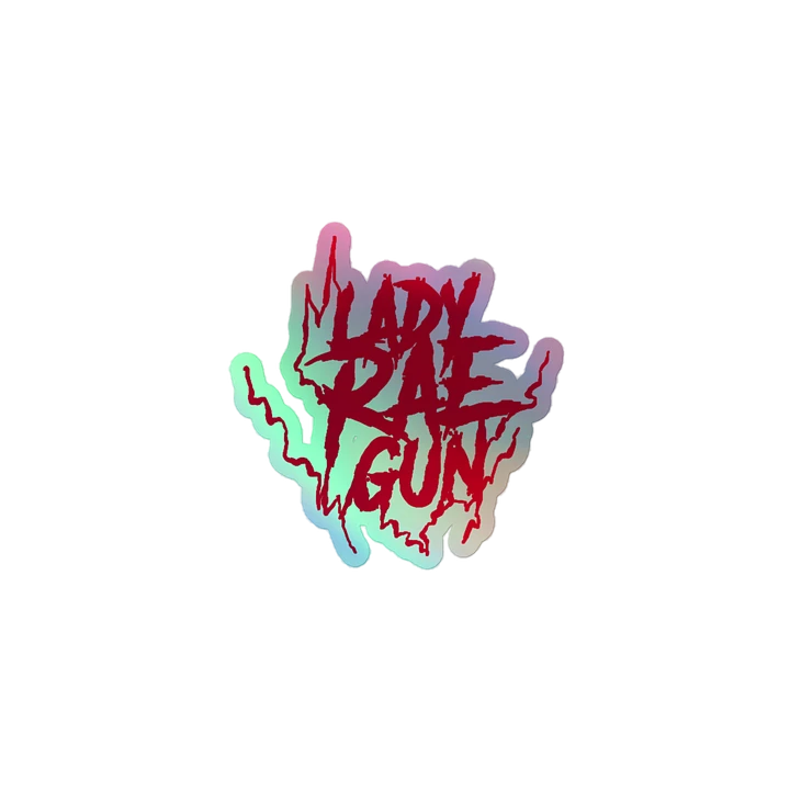 Lady Rae Gun Holographic Sticker product image (1)