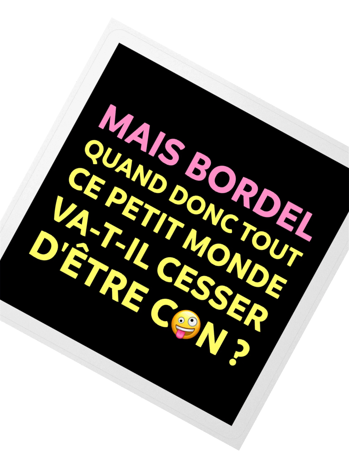 Mais Bordel • Dumb & Dumber Edition Sticker product image (2)