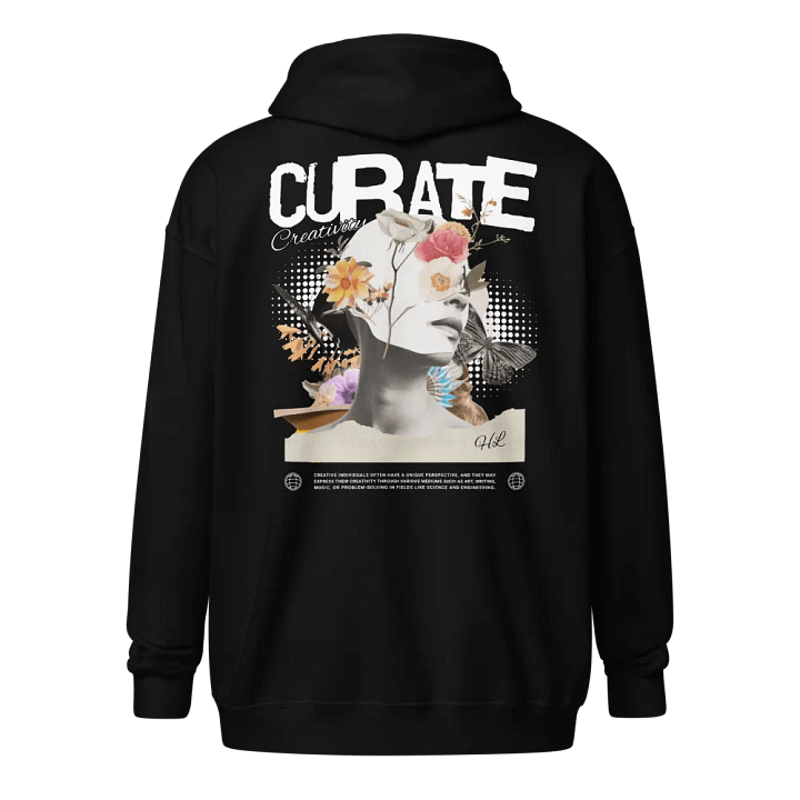 "CURATING CREATIVITY" Zip-Up product image (4)