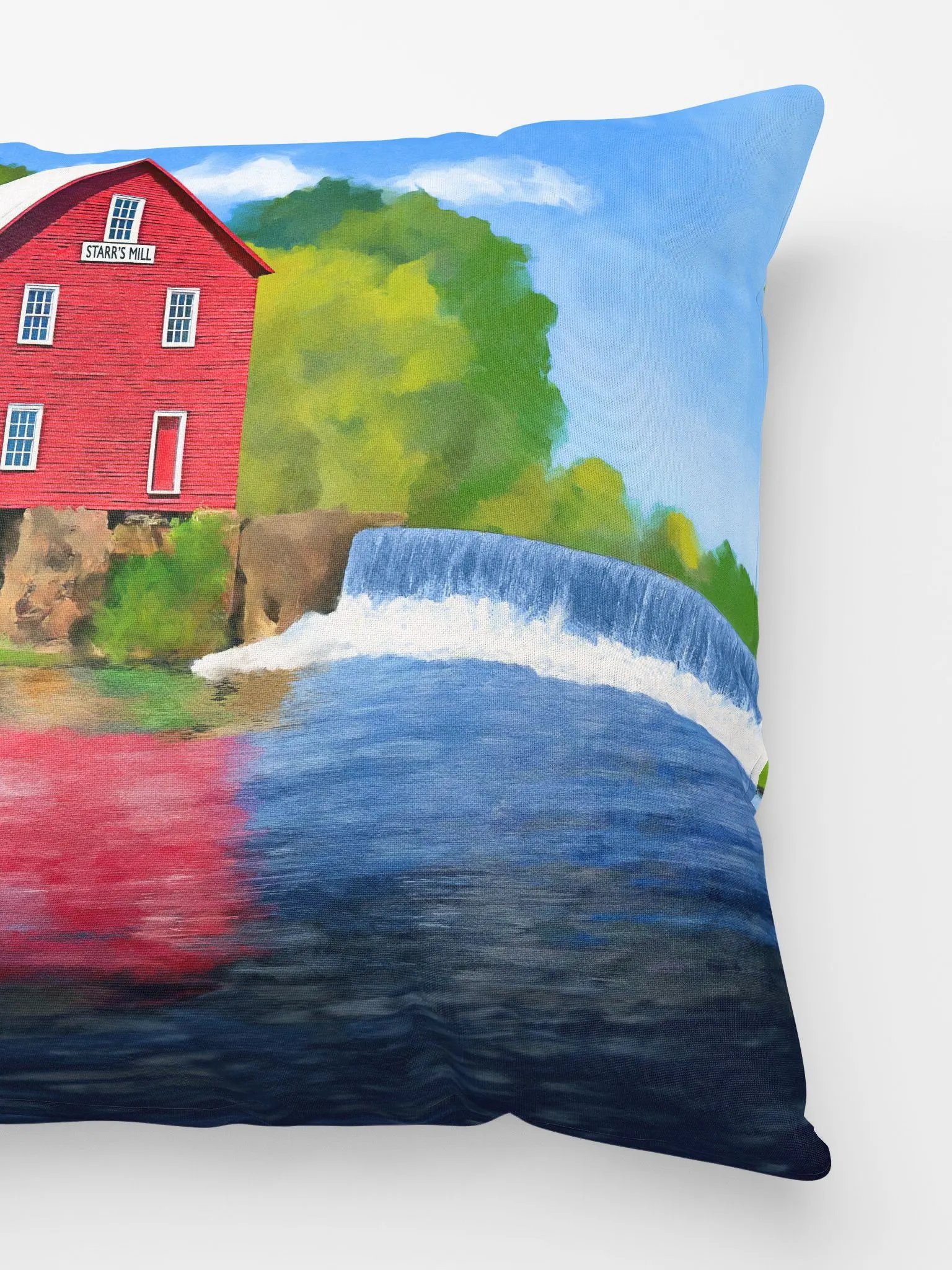 Starr’s Mill – Georgia Throw Pillow product image (3)