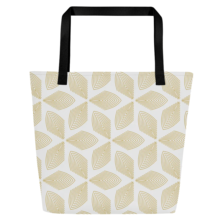 Golden Leaf Luxe – Premium Canvas Tote Bag product image (1)