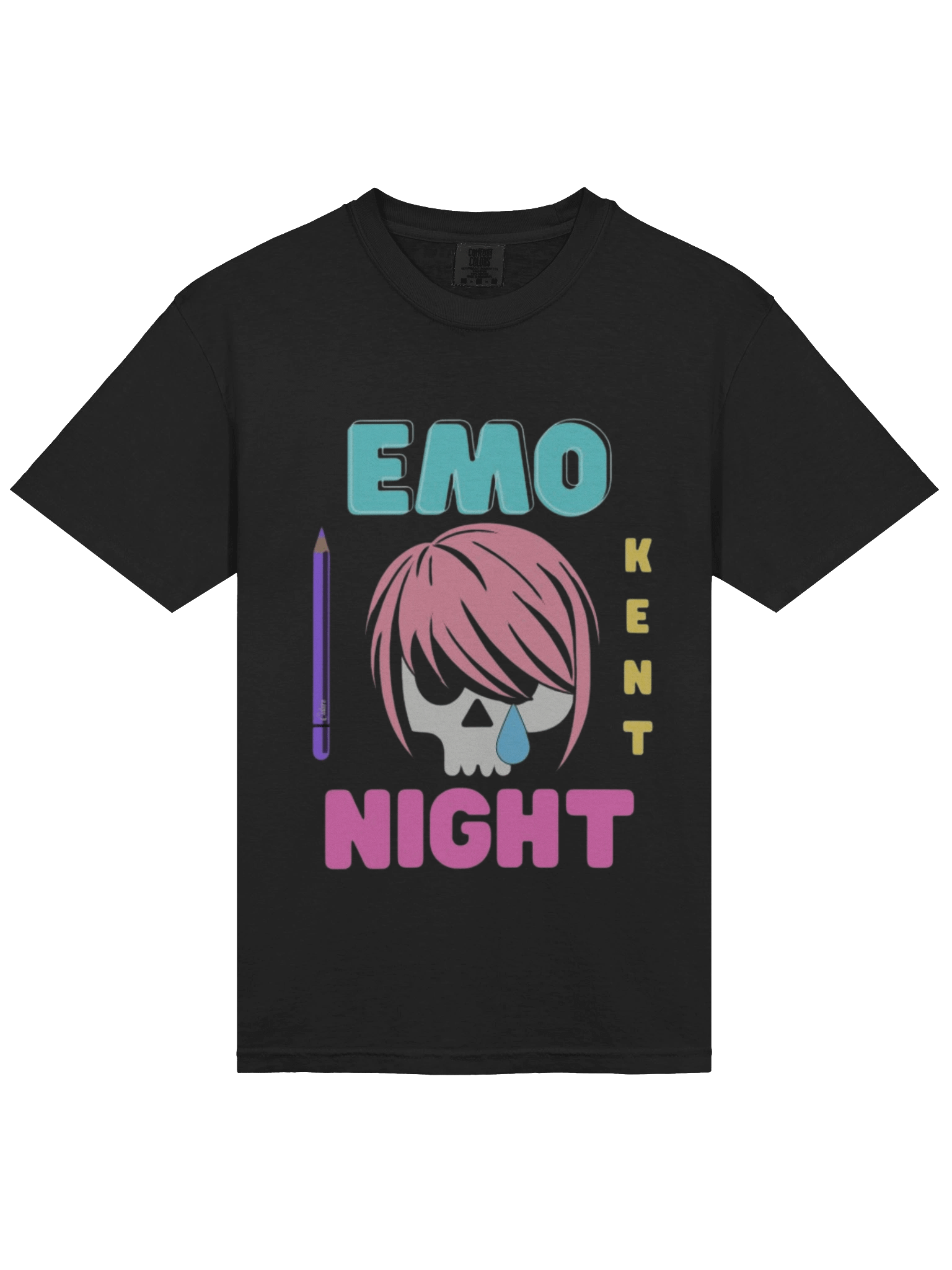 Emo Night Kent Sad Skull Shirt product image (3)