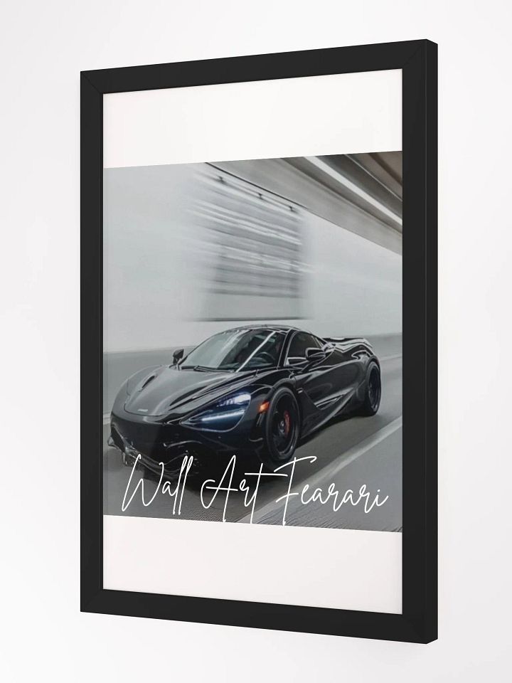 Ferrary Car Framed High-Quality Matte Poster (in) product image (2)