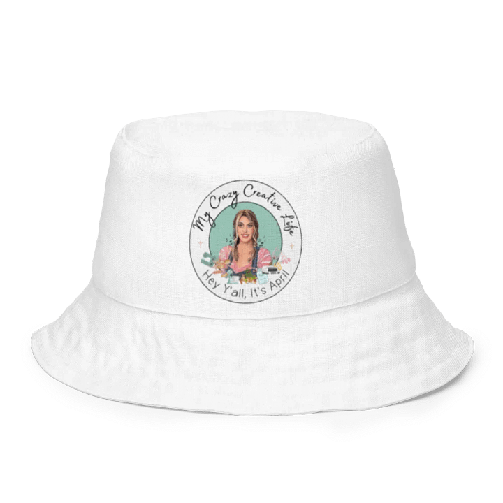 Logo- Bucket Hat- White product image (1)
