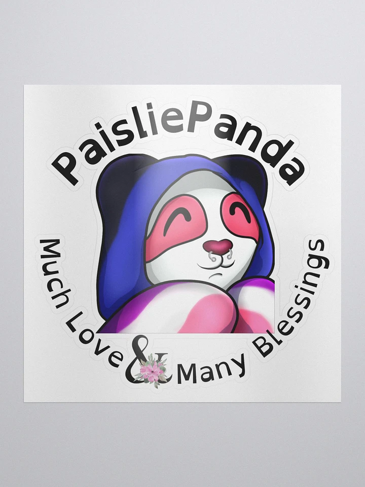 Cozy PaisliePanda Love and Blessings Sticker product image (1)