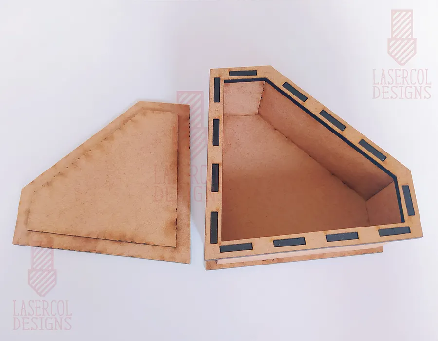 Superdad Box (Two Sizes) - Laser Cut Files product image (5)