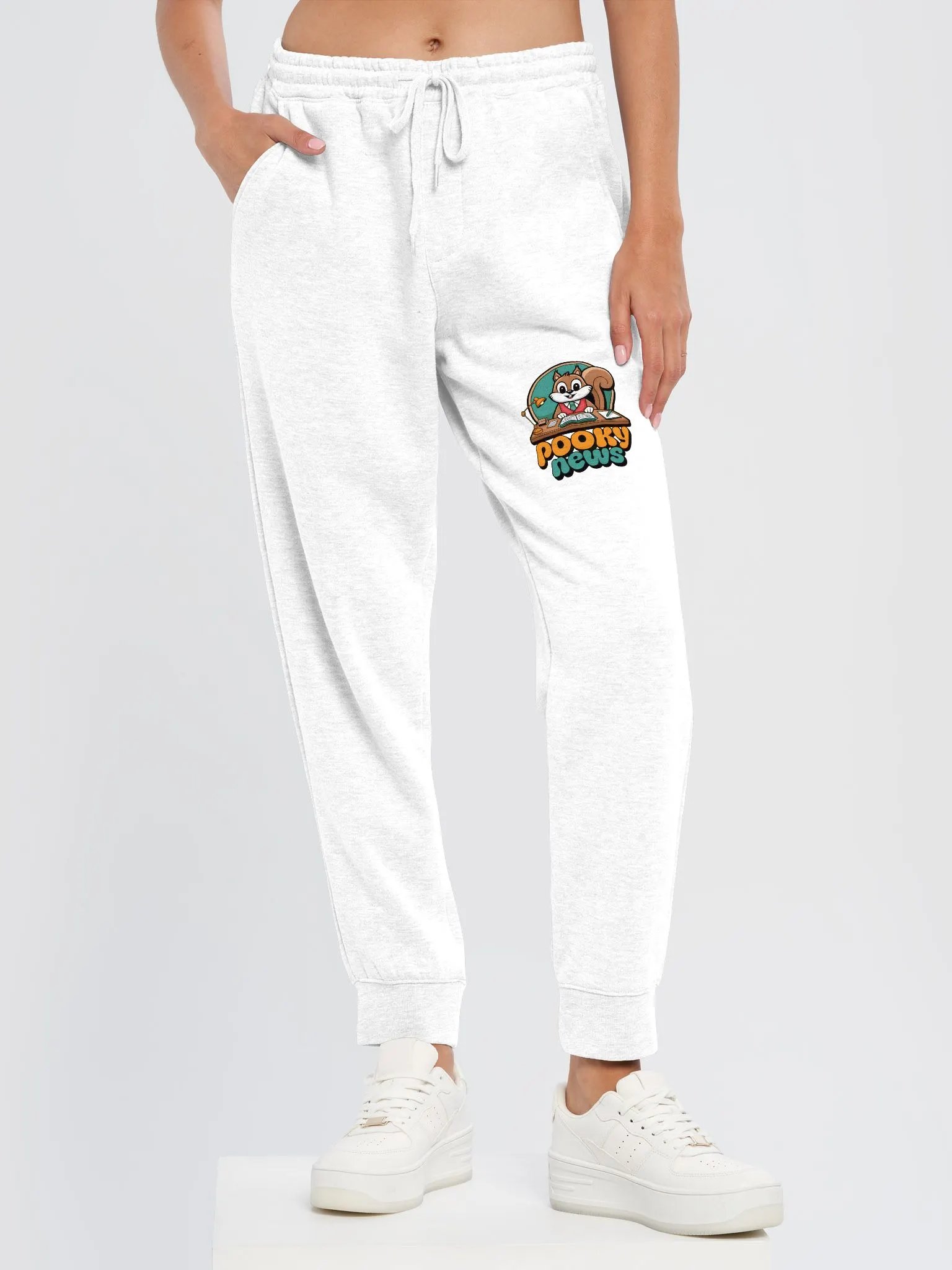Pooky News Cartoon Fleece Joggers product image (6)