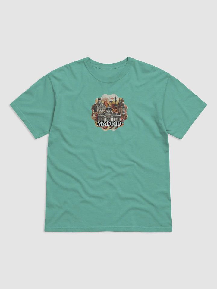 Comfort Colors Garment-Dyed Heavyweight T-Shirt | AI Design madrid city product image (1)