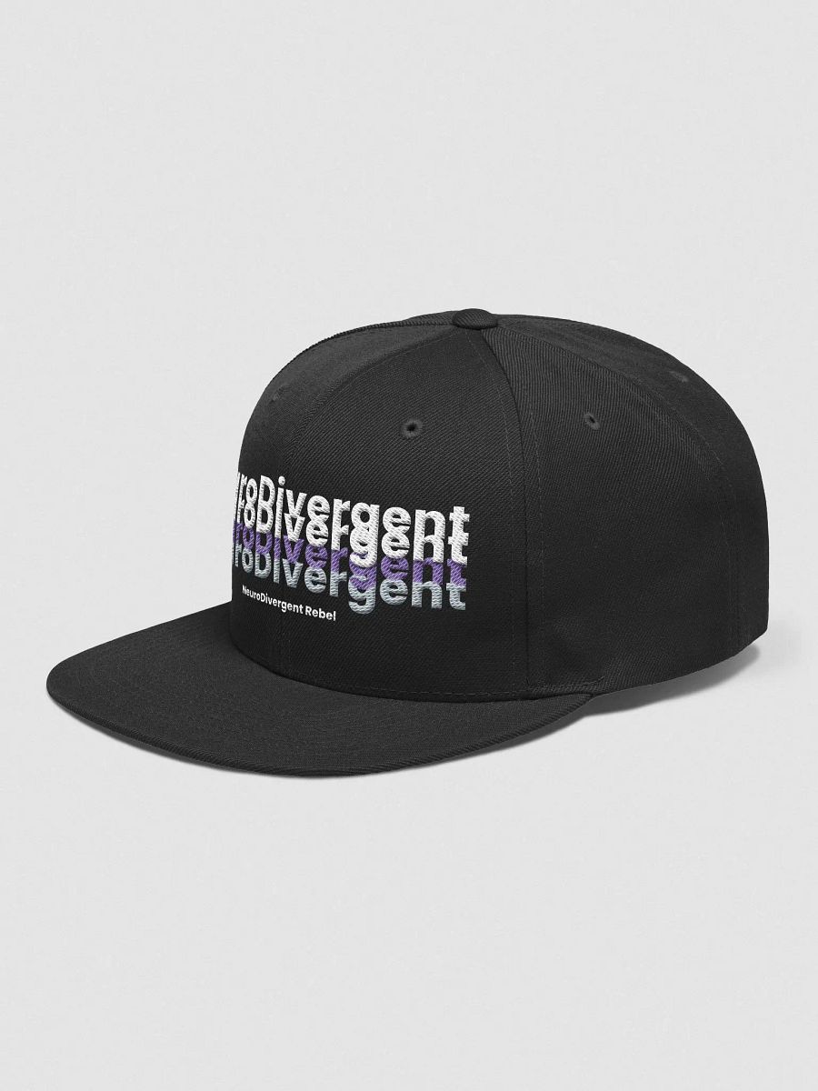Embroidered NeuroDivergent Wide-bill Ball Cap product image (19)