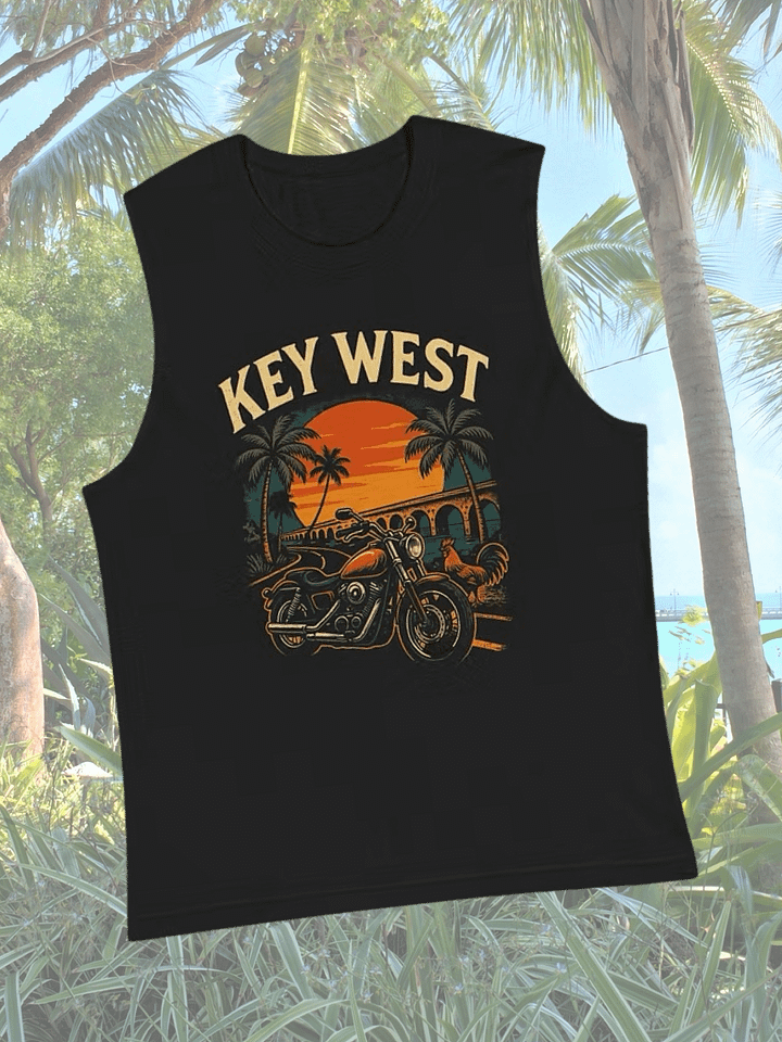 Key West Rider Rooster Men's Tank Top product image (1)