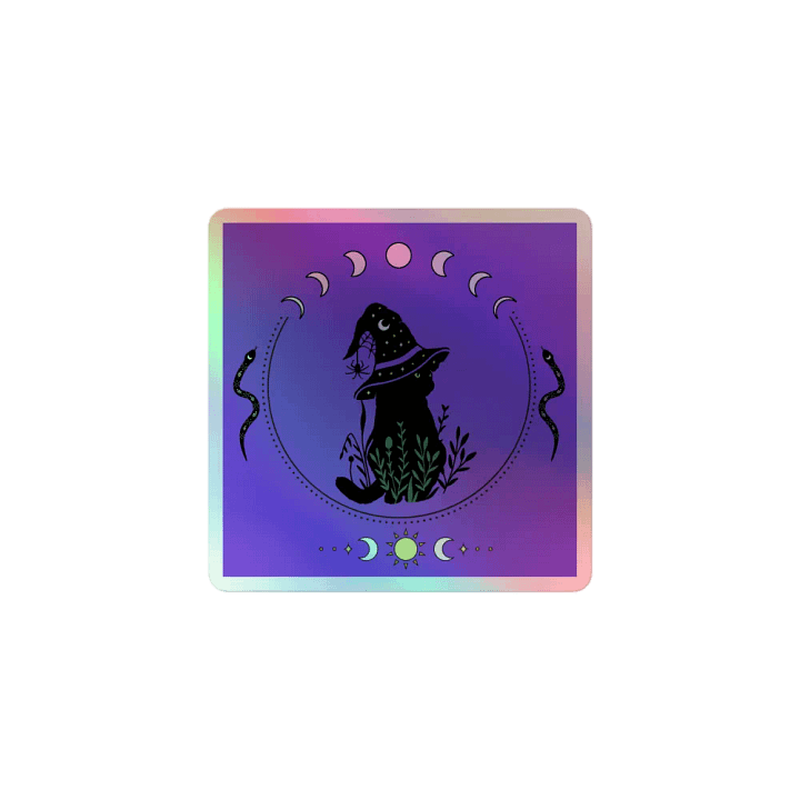 Witchy Vibes Holographic Sticker product image (1)