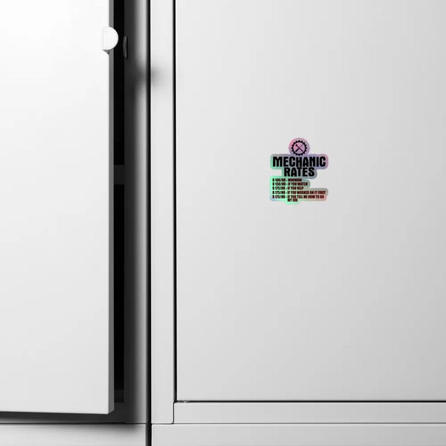 Mechanic Rates - Holo Sticker product image (6)