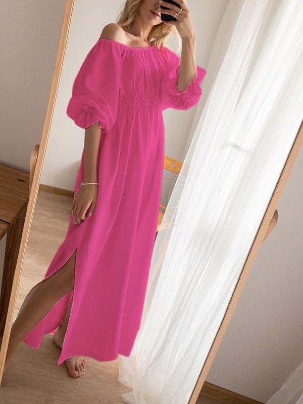 Ladies Loose Boho Cotton Linen Dress product image (5)