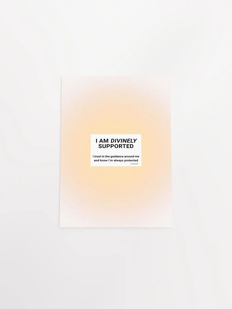 I Am Divinely Supported Gradient Print product image (10)