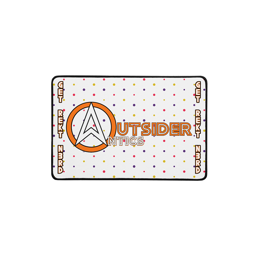 'OutsiderAntics' Logo Desk Mat - *Polka Dot Theme* product image (1)