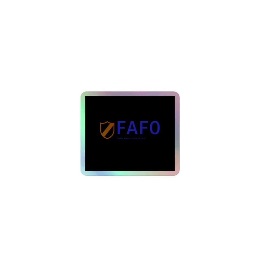 FAFO Shield Family Sticker Set product image (1)