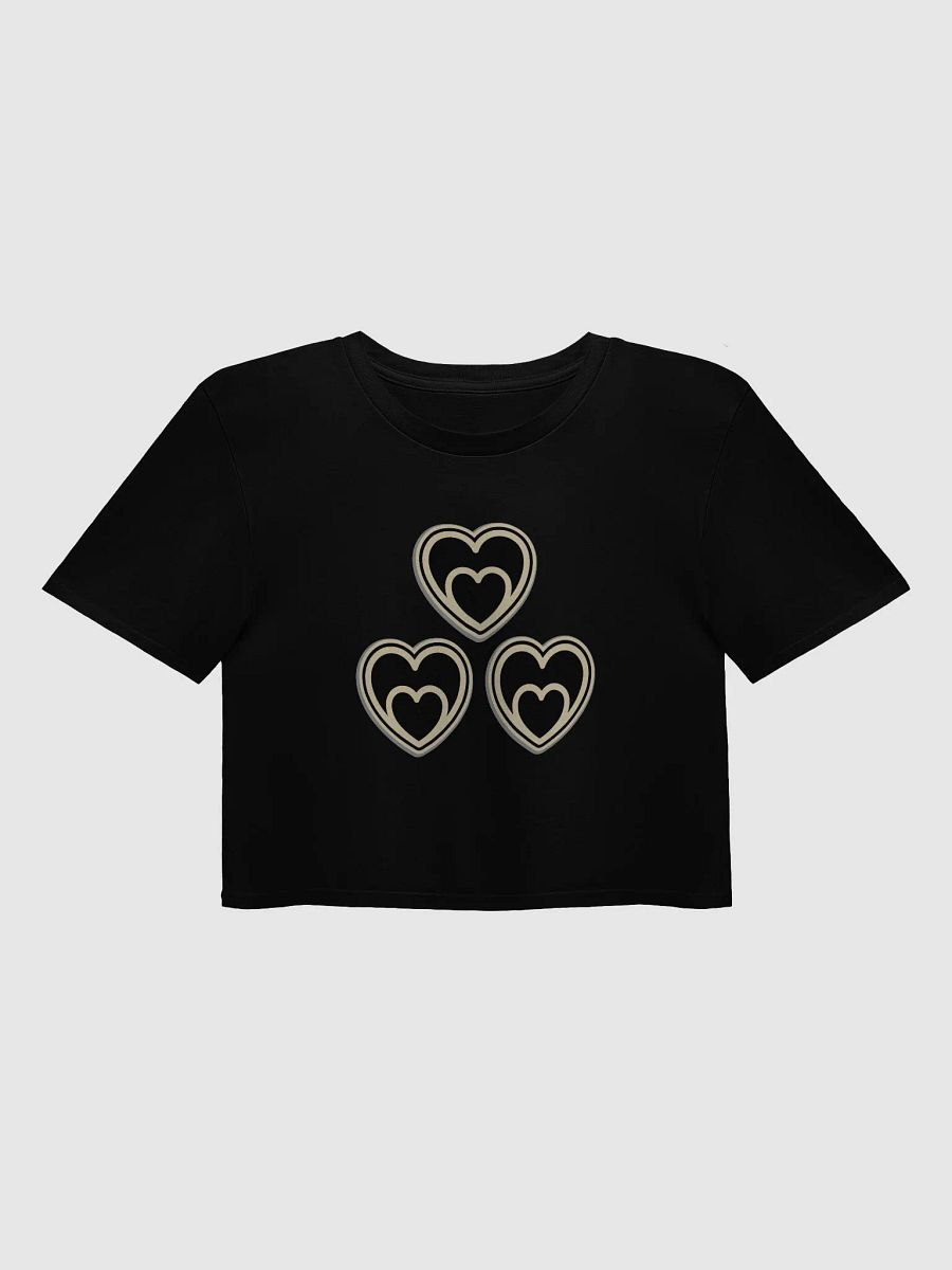 Symmetrical Heart Trio Crop Top product image (2)
