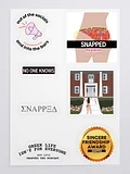 SNAPPED Sticker Pack product image (1)