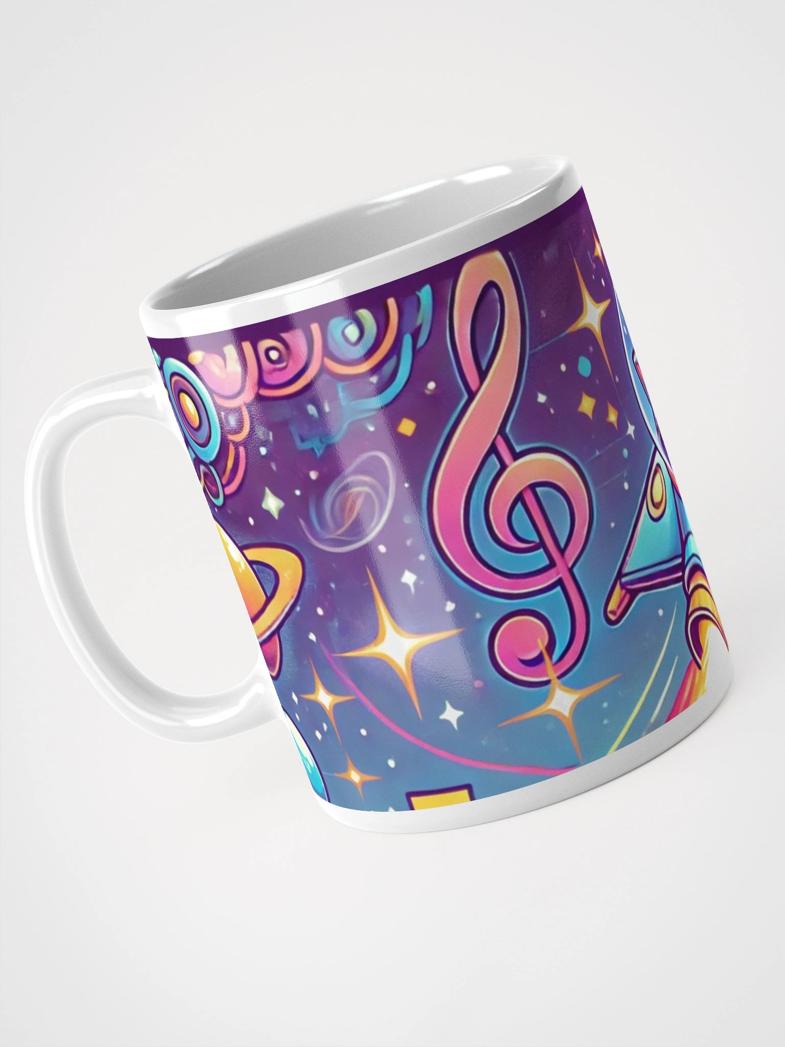 Cosmic Conductor Cat Mug product image (3)