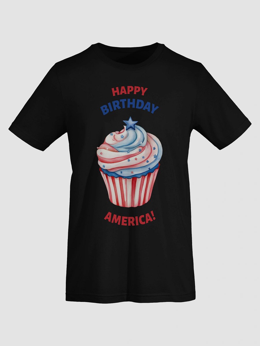 Patriotic Birthday Cupcake T-Shirt product image (25)