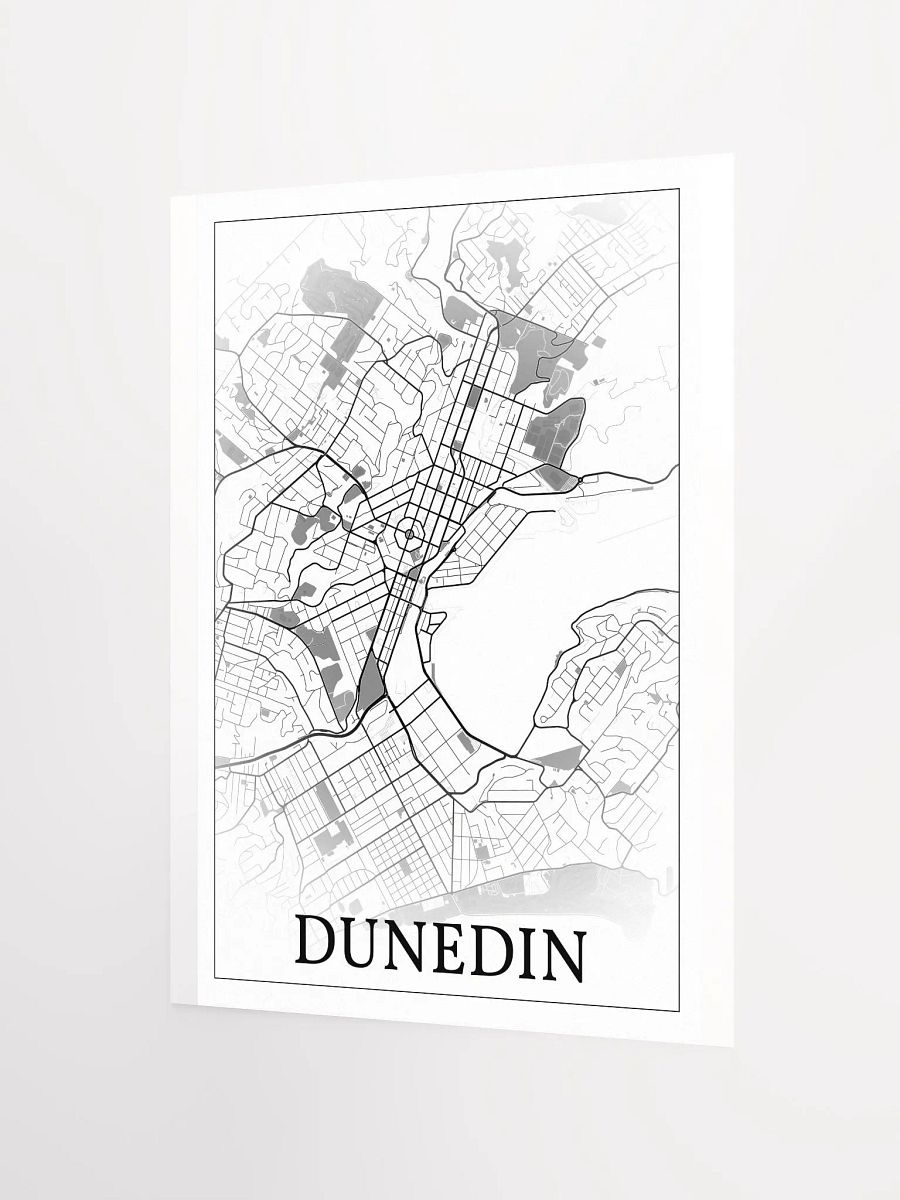 Dunedin, New Zealand, city map print product image (6)
