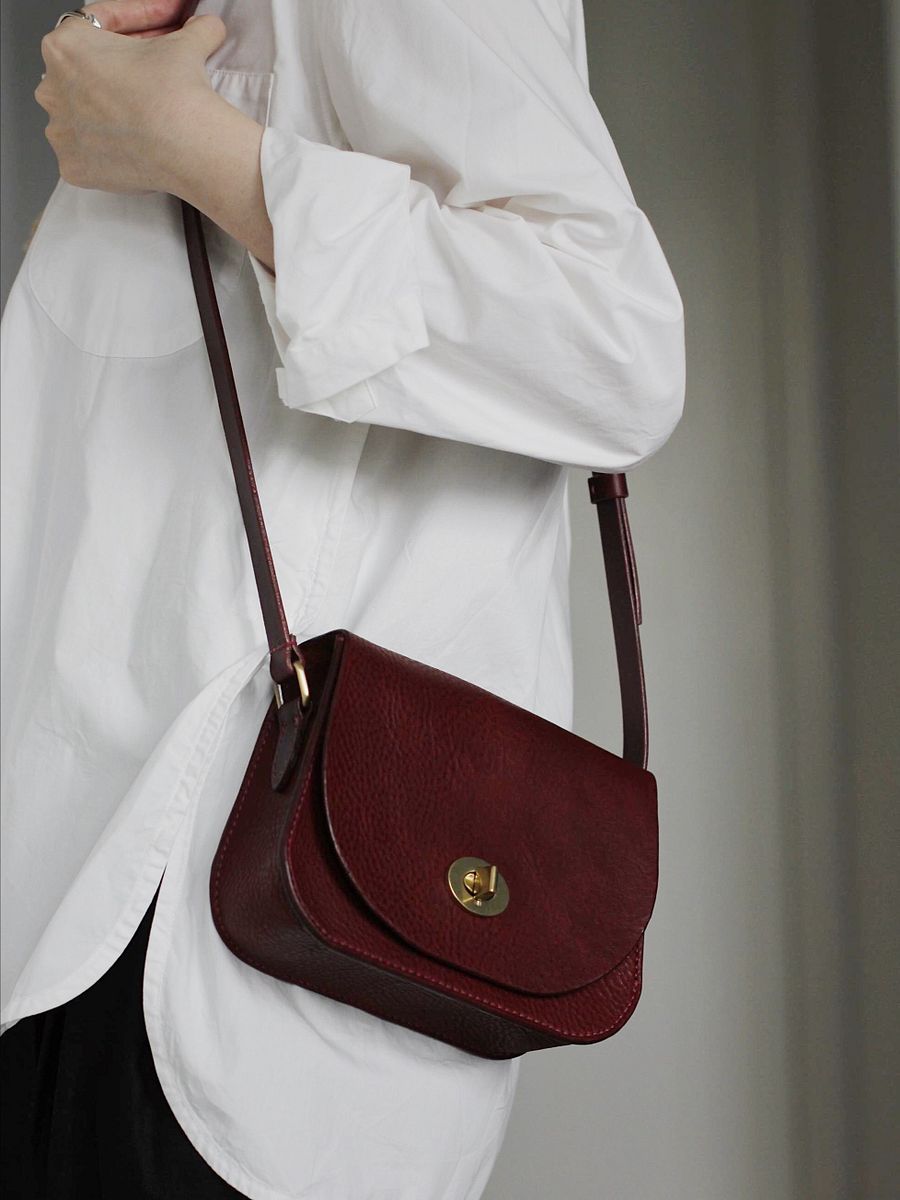 Vegetable Tanned Leather Saddle Bag product image (4)