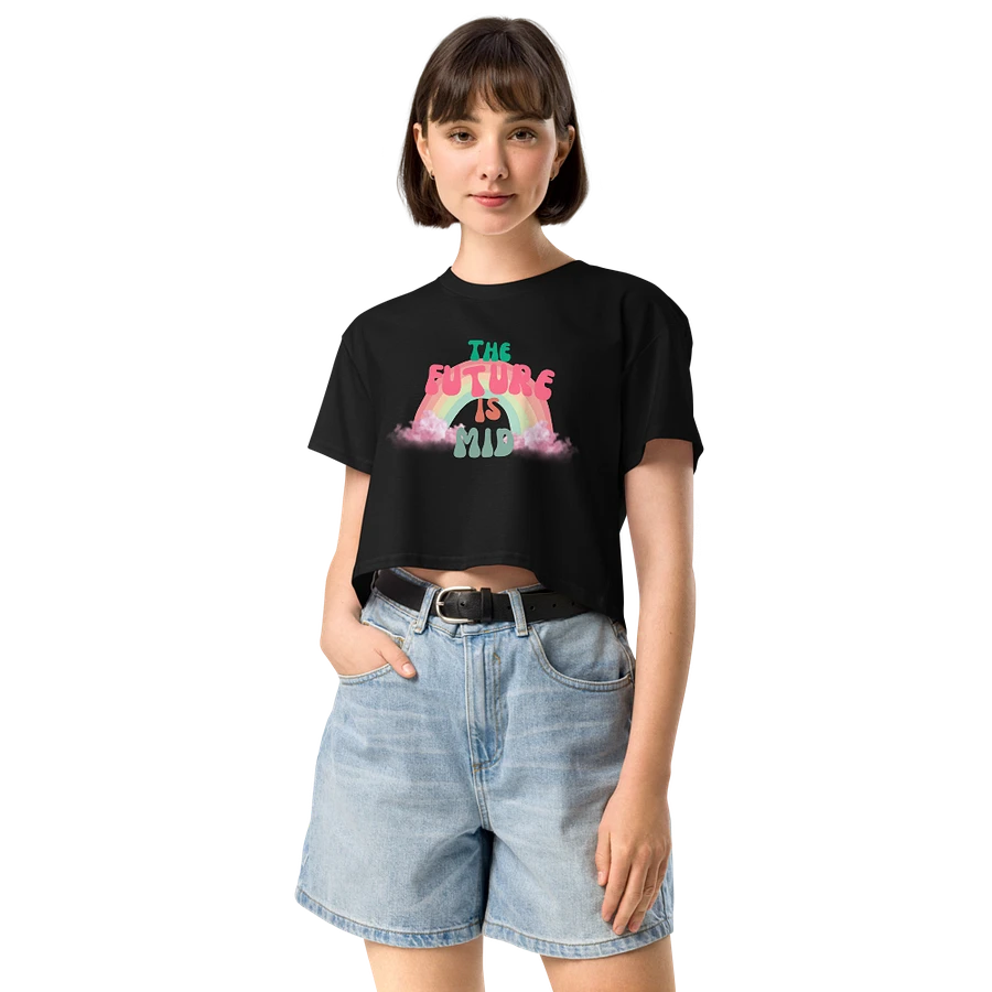 The Future is Mid Retro Crop Top product image (17)