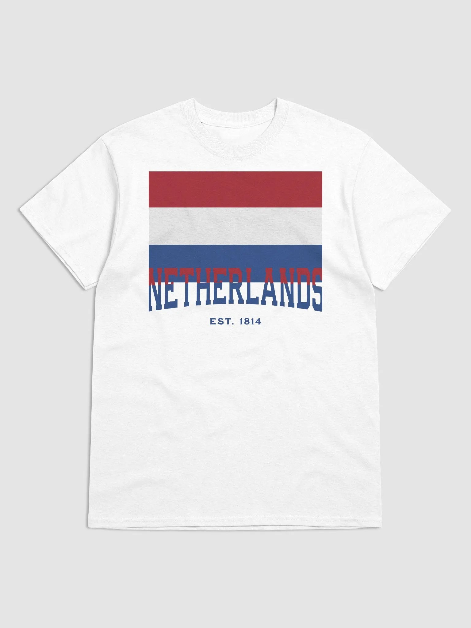Netherlands Pride: EST. 1814 Flag T-Shirt product image (1)