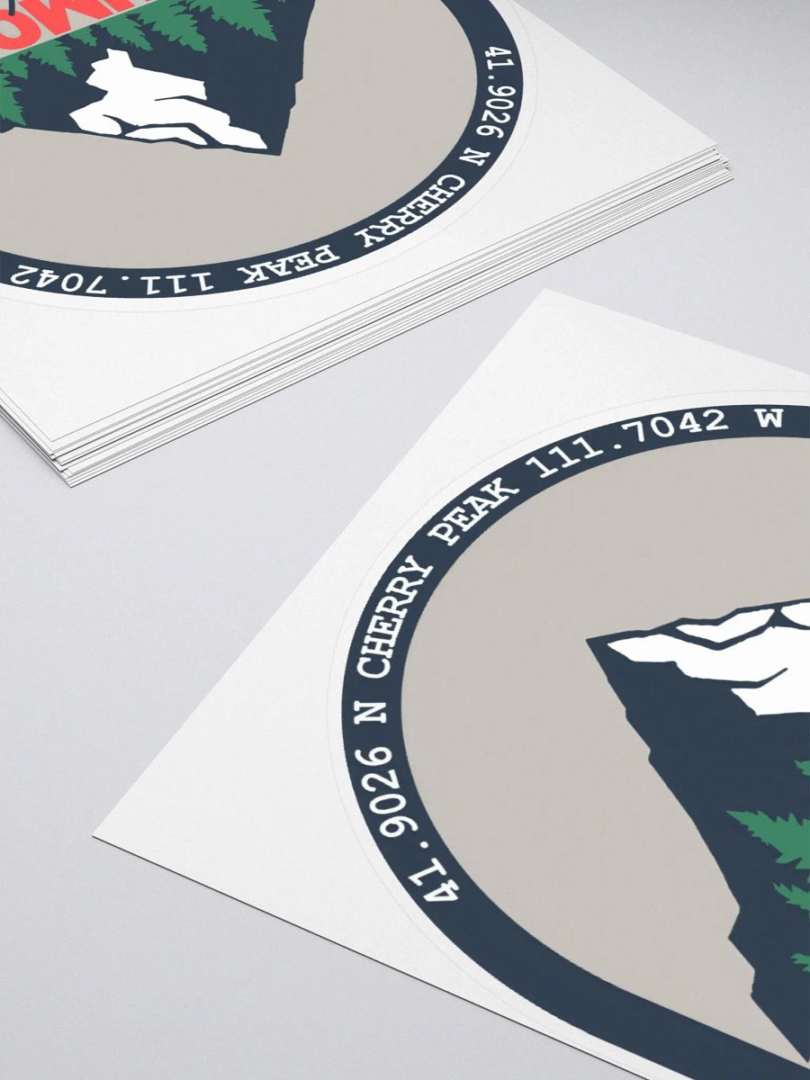 Cherry Peak Richmond Utah Sticker product image (12)