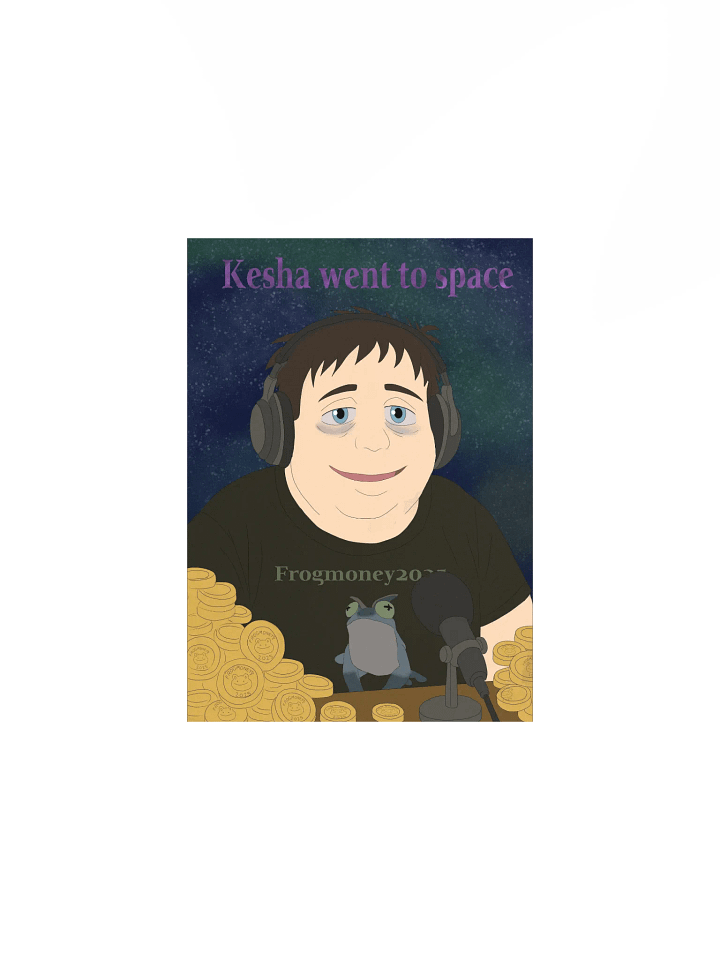 FROGMONEY2025 Kesha Went To Space Meme-orial Print product image (1)