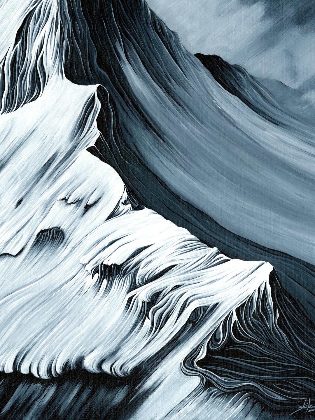 Grey Mountain - Mounted Print product image (4)