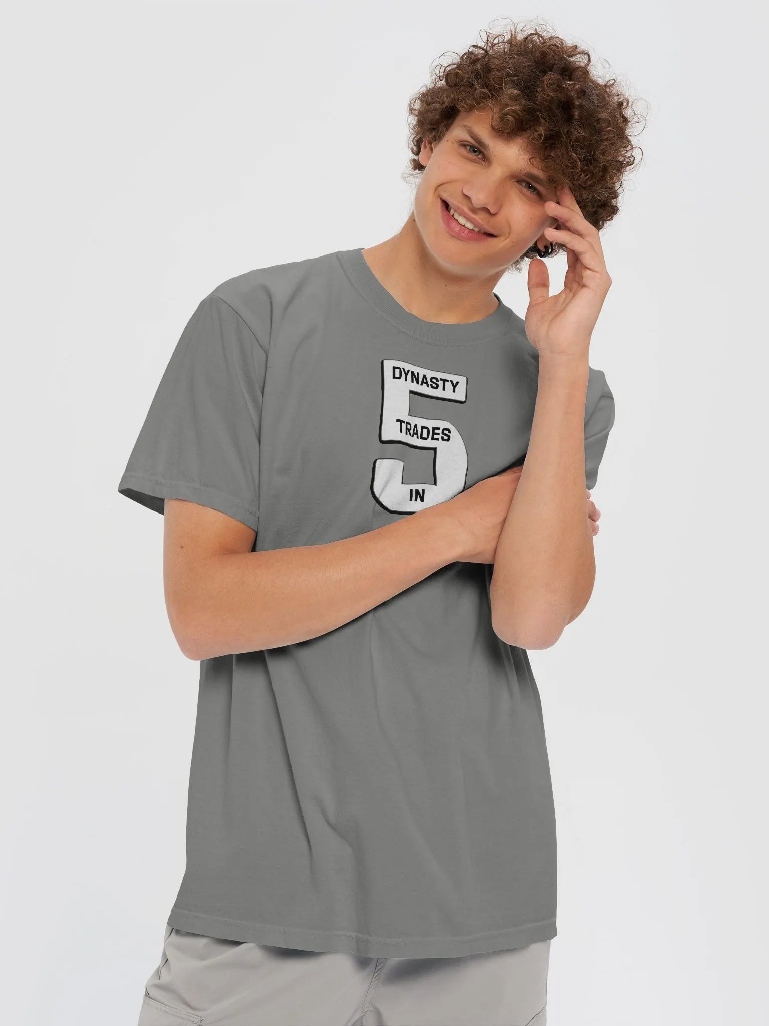 DTI5 - Gray T-Shirt product image (8)