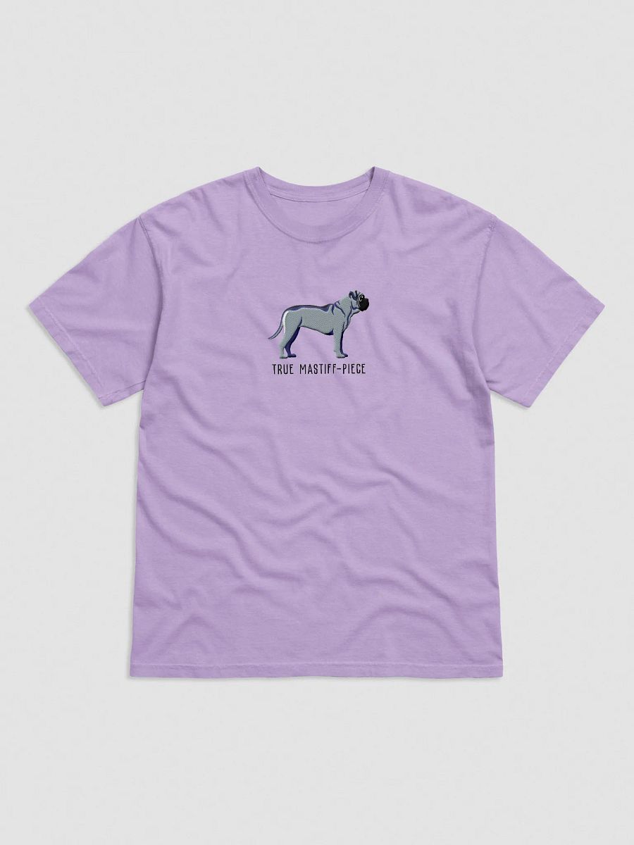 True Mastiff-Piece T-Shirt(Embroidered) of an English Mastiff(Blue) product image (33)