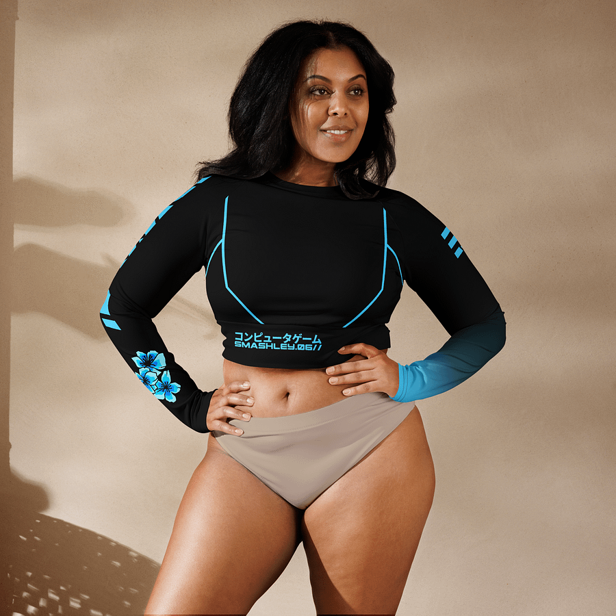 SmashTech - Azure Blossom Cropped Longsleeve product image (7)