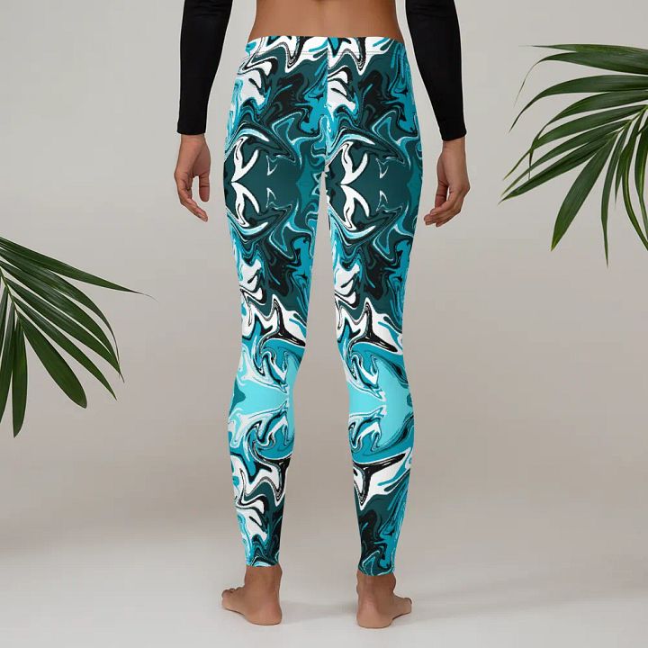 Blue Swirl Leggings product image (2)