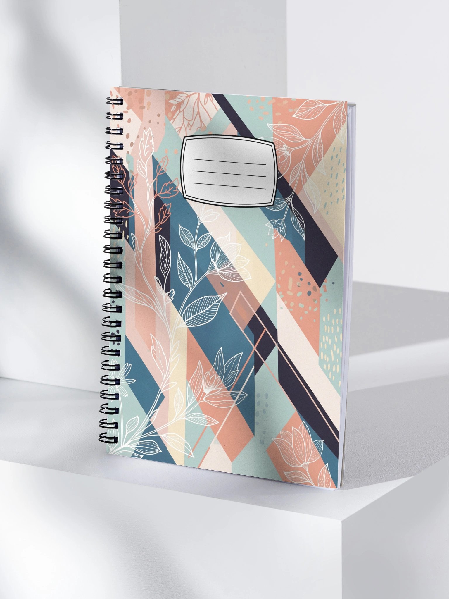 Flourish & Create: Botanical Harmony Spiral Notebook product image (4)