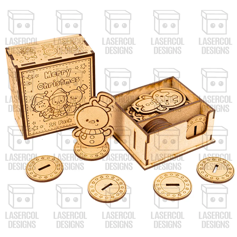 Christmas Characters Box - Laser Cut Files product image (2)