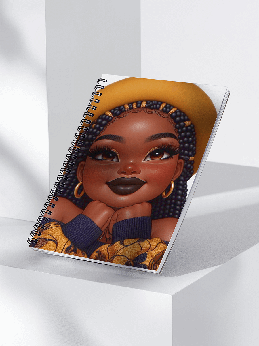 Golden Glow Spiral Notebook product image (3)