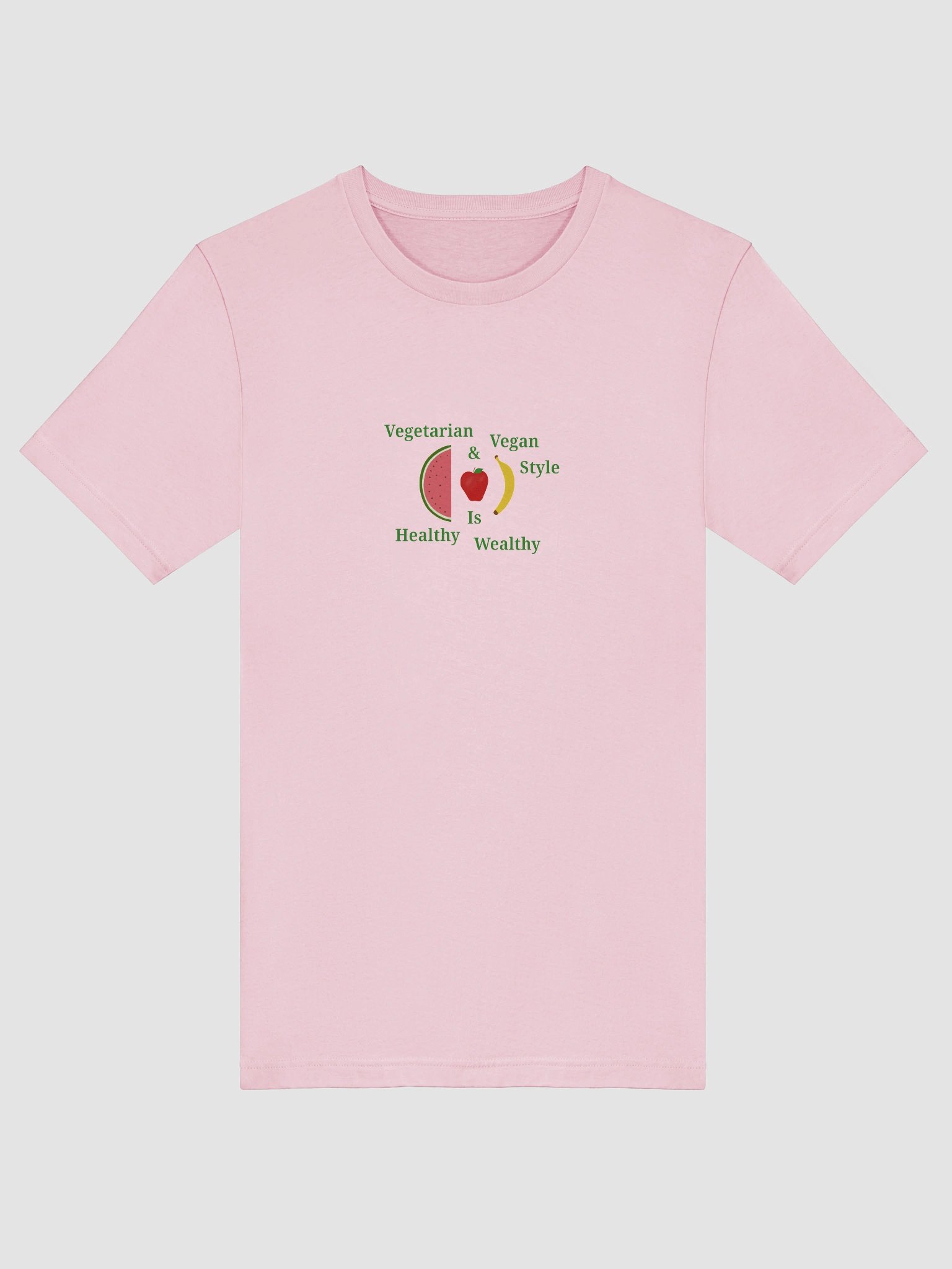 Healthy Wealthy Vegetarian T-Shirt product image (5)