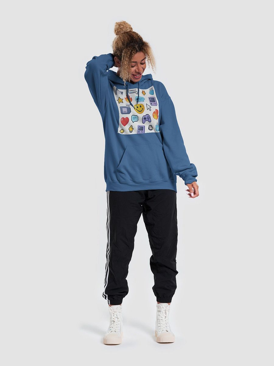 Limitless 90s Glitch Hoodie | Retro Hacker Sweatshirt – Floppy Disk & Tech Vibes product image (5)