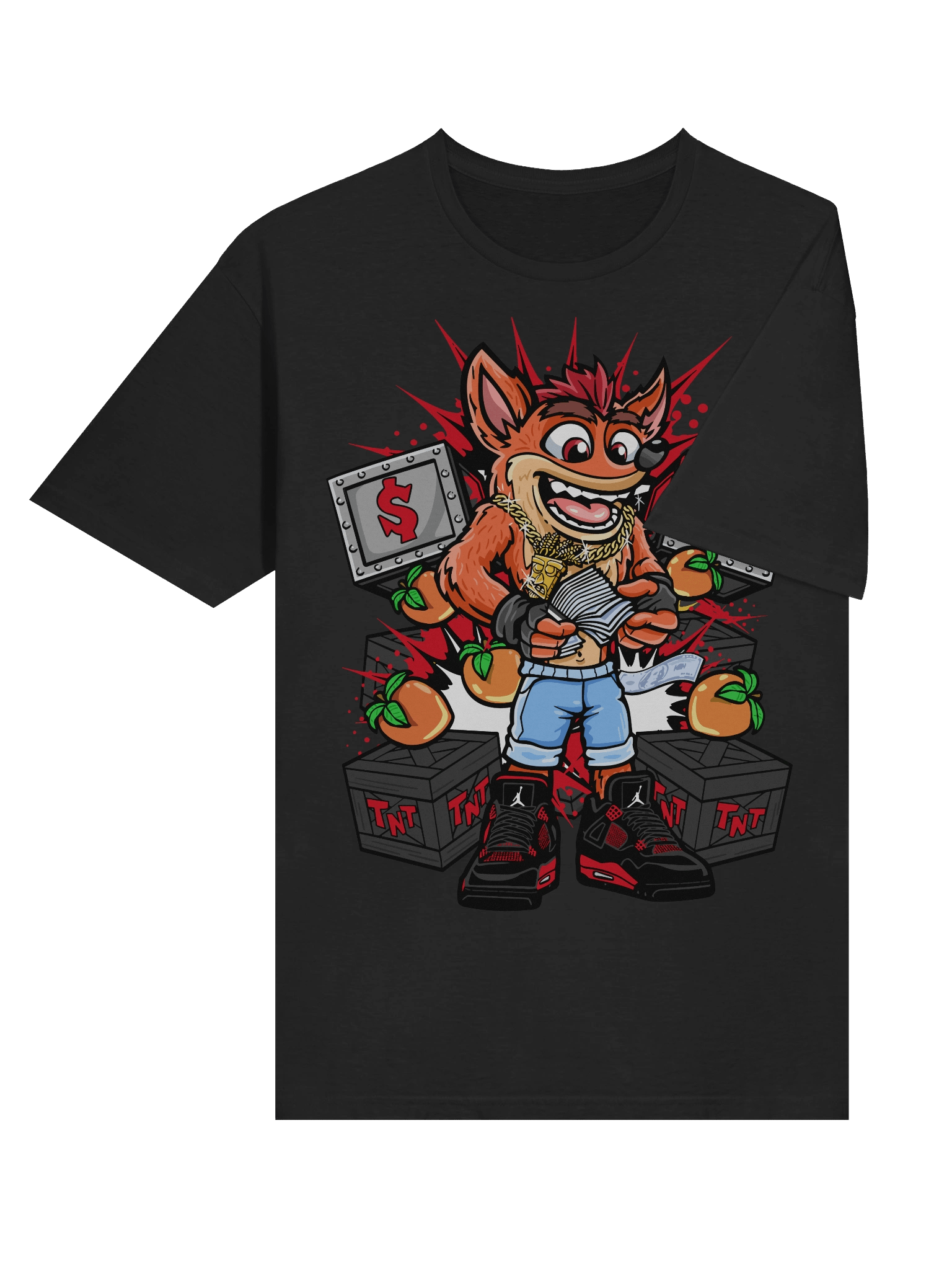 Crash Bandicoot – Street TNT Chaos – Gildan Softstyle T-Shirt product image (4)