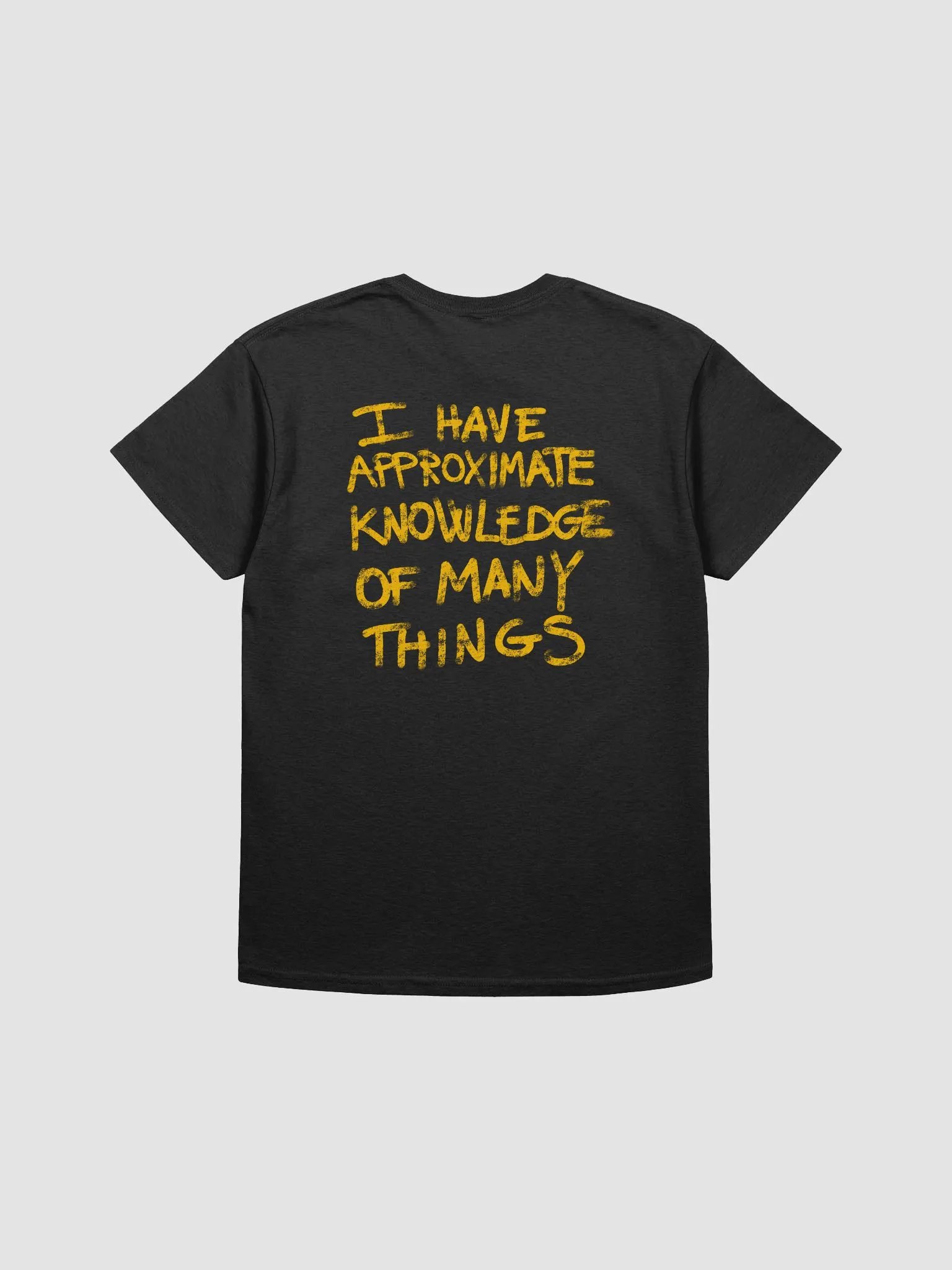 Demon Cat With Text on the Back Classic T-Shirt Multicolor product image (2)