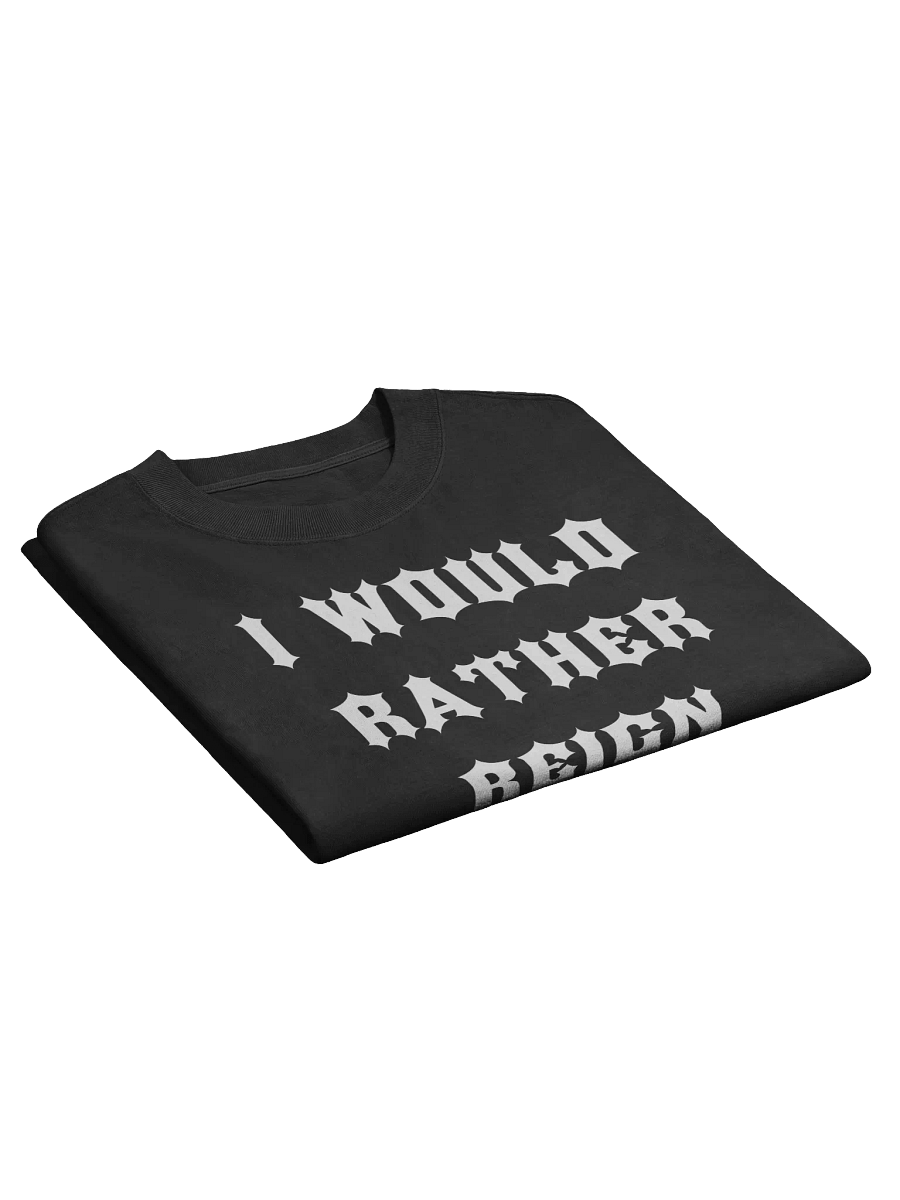 I Would Rather Reign In Hell Faded Oversized T shirt product image (3)