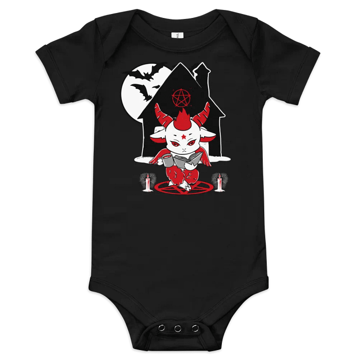 Baby Baphomet - Lil' Ritual Reader Onesie product image (1)