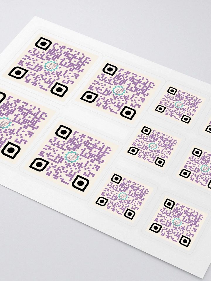 The QR Code Sticker Sheet product image (2)