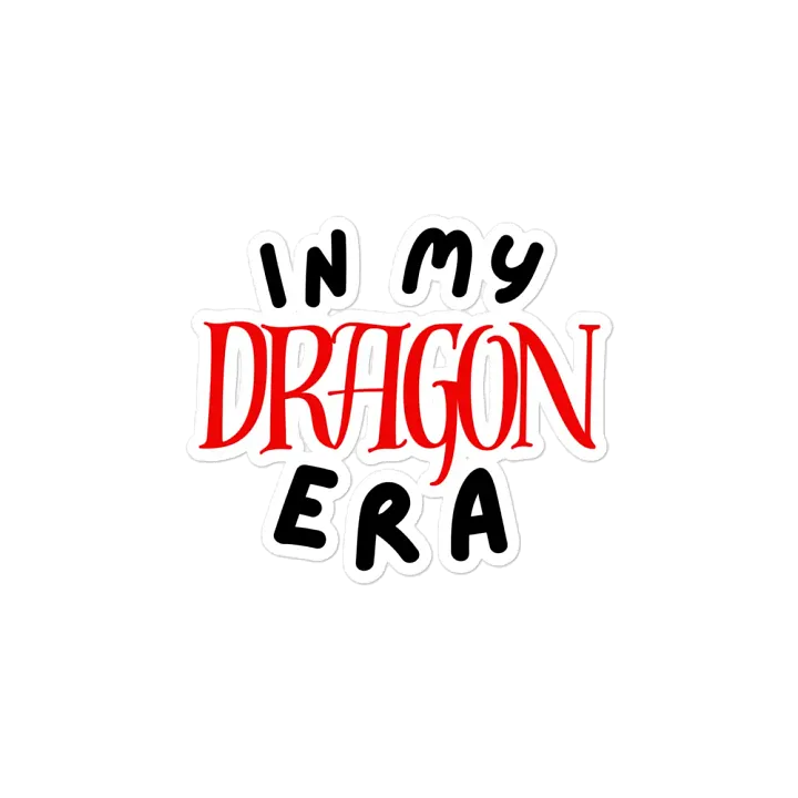 In My Dragon Era Black & Red Magnet product image (2)