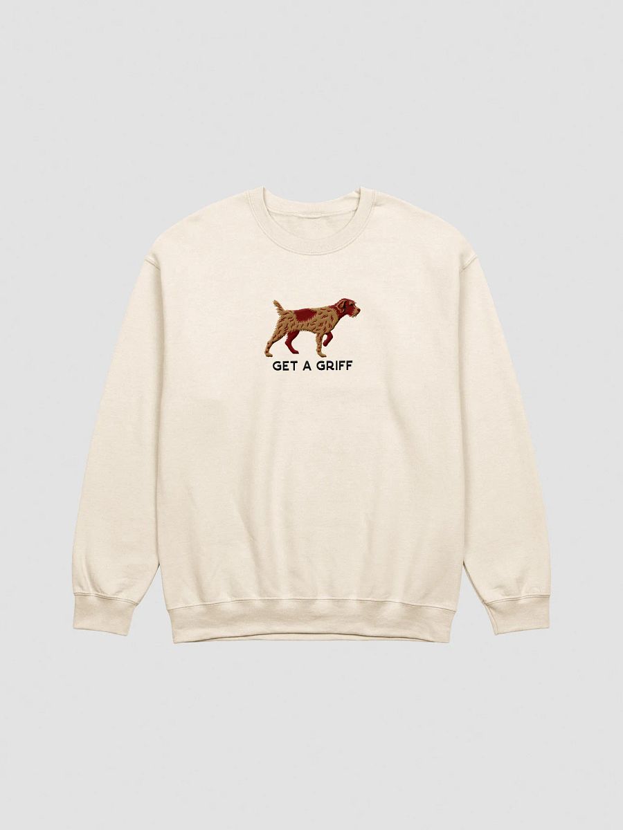Get a Griff Sweatshirt (Embroidered) of a Wirehaired Pointing Griffon(Chestnut product image (13)